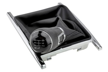 фото thumb №1, Ручка + чохол зміни коробки передач vw amarok 2010- хром frame-chromowana рамка