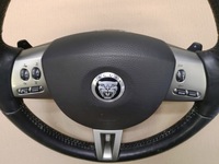 фото thumb №13, Руль + подушка кожа лепестки мультифункция jaguar xf x250 2008-2011