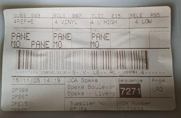 фото thumb №6, Обивка боковина дверь левый зад jaguar x-type x400