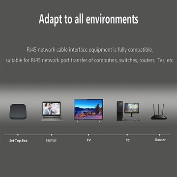 Разветвитель Ethernet LAN, черный, между мужчинами и женщинами