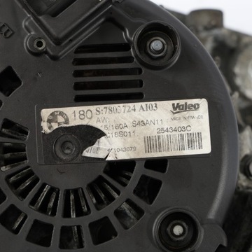 фото thumb №12, Bmw e70 lci f10 генератор генератор 180a valeo n57 дизель 7808074