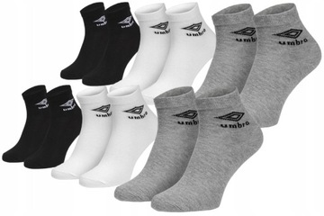 6 PAR UMBRO SKARPETKI QUARTER MULTI 39-42