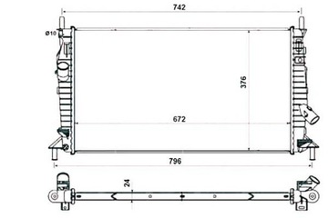 фото thumb №13, Радіаторів двигуна nrf nrf 55327