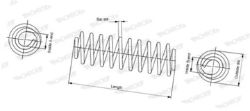 фото thumb №2, Monroe sp3956 пружина підвішування