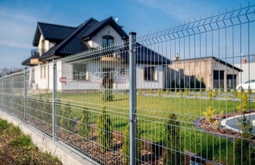 панельный забор по системе ral панельный бетонный фундамент 1,19м+20см 6005