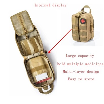 Тактические аптечки Molle, медицинская сумка, военная сумка для кемпинга, выживания Molle