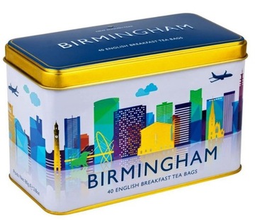 НОВЫЕ АНГЛИЙСКИЕ ЧАИ BIRMINGHAM English Breakfast Чай в баночках 40 шт.