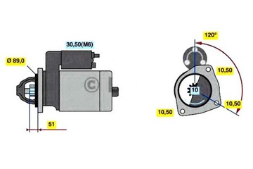 фото thumb №2, Bosch стартер bos, 986 022 400