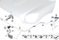 фото thumb №2, Mini передняя трос тяга капот r60 r61