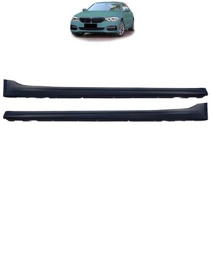 фото thumb №1, Спойлеры пороговые bmw g30 g31 16-2 m-tech стиль