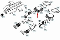 фото thumb №10, Mercedes-benz gle w166 коробка фильтра воздуха правая a2760904001