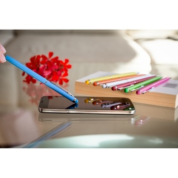 Металлическая шариковая ручка с ластиком Touch Pen Matte + гравировка.