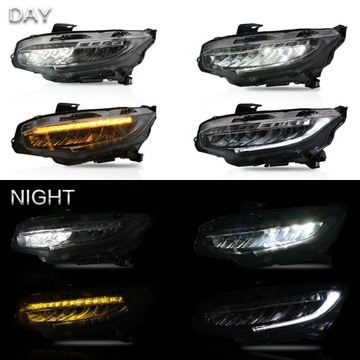 фото thumb №7, Фари лампи перед led honda civic 16-21