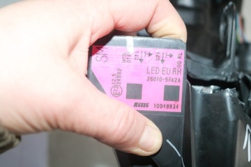 фото thumb №13, Nissan micra k14 лампа права перед передня повний led