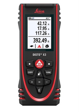 Лазерный дальномер LEICA Disto X3 + адаптер + штатив