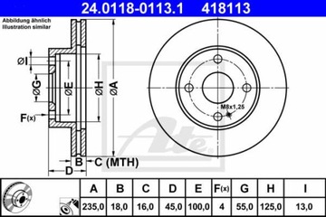 фото thumb №3, Диски тормозные колодки перед ate mazda mx-5 i