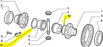 фото thumb №7, Кільце диференціал fiat seicento оригінальний номер 4391595