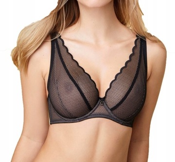 Biustonosz Alles Chita M Bralette czarny r. 80F