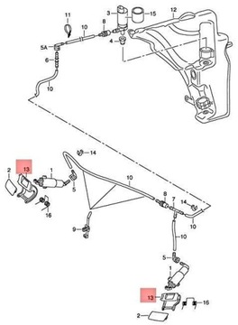 фото thumb №7, Держатель крепёжный vag audi a5 s5 2012 2017 оригинальный 8t0955635b