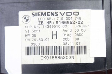 фото thumb №10, Спидометр приборы eu 9166852 bmw e90 e91 3.0i 218 km 04-10