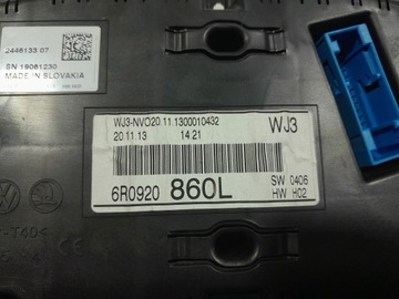 фото thumb №5, Vw polo v 6r спидометр приборы eu 6r0920860l