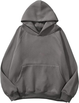 Толстовка свободного кроя, белая, L/XL