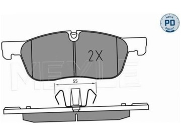 фото thumb №2, Гальмівні колодки перед land rover range rover evoque 1.5-2.2 11-19 velar 2.0 3.0 17-