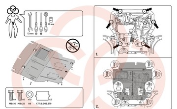 фото thumb №8, Стальной защита pod двигатель vw t5-t6