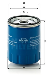 Mann-filter w 712/15 фільтр оливи в Україні, фото thumb