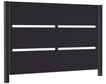 Brama Wjazdowa Przesuwna INCOGNITO BR.16.1.2 Ocynk RAL Antracyt 130x300 cm