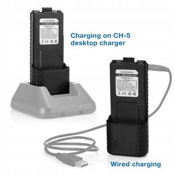Аккумулятор Baofeng UV-5R / BF-F8HP емкостью 3800 мАч