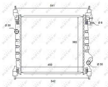 фото thumb №2, Nrf радіаторів chevrolet spark 1,0 10-