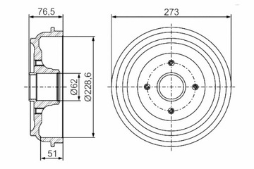 фото thumb №2, Барабани гальмівні 2szt. зад ds ds 3 citroen c3 ii c3 iii c-elysee ds3