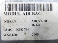 фото thumb №8, Модуль подушка  nissan micra k12 0285001474 98820ax502