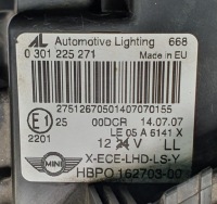 Купить Лампа левый перед ксенон mini cooper r56 0301225271 европа, фото thumb