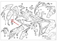 Bmw 3 e46 кронштейн f кронштейн акумулятор 41007042349 7042349 оригінальний Зі Шроту, фото thumb