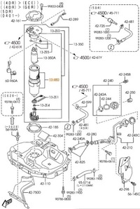 фото thumb №2, Фільтр пального mazda 323 bj premacy cp оригінал