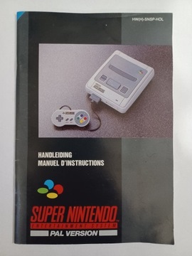 Инструкция для консоли SNES