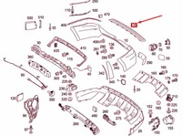 фото thumb №10, Mercedes-benz gl x164 задняя плита бампера a1648800211