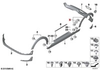 фото thumb №9, Молдинг крыла задняя левый mini f56 5177 7300821