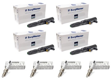 фото thumb №1, 4 новое катушка зажигания beru zs552 + свечи clio laguna megane logan scenic