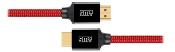 Кабель Silver Monkey X HDMI v 2.1, красная оплетка, 2 м, сертифицирован 8K 4K