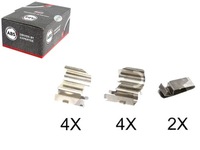 фото thumb №1, A.b.s. набор монтажный тормозных колодок тормозной. mazda mpv