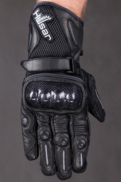 HUSAR PRO SX черные мужские мотоциклетные перчатки для мотороллеров
