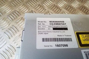 фото thumb №9, Радіо з навігація mazda 3 sedan bl bda566arxb 1.6l дизель 80kw 2010