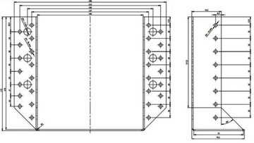 WB38 Belki Hanger Bracket Cienciele 160x170x75 Ранфтер оцинкованная