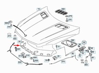 фото thumb №8, Mercedes-benz gle w166 панель ізоляційний капот a1666820126 оригінальний