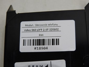 фото thumb №8, Модуль блок керування телефону volvo s60 i рестайлінг 30775511