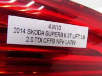 фото thumb №7, Фара левое зад заднее skoda superb ii рестайлинг 3t5945093b