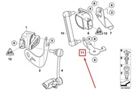 фото thumb №9, Bmw 1 cabrio e88 left регулюючий rod кронштейн 37146763595 6763595